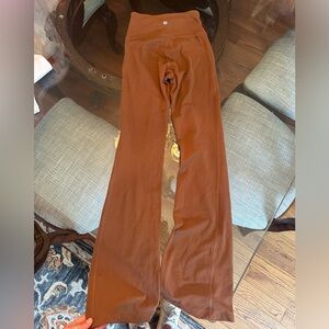 Lululemon Mini Flare Leggings Size 2 Burnt Camel
